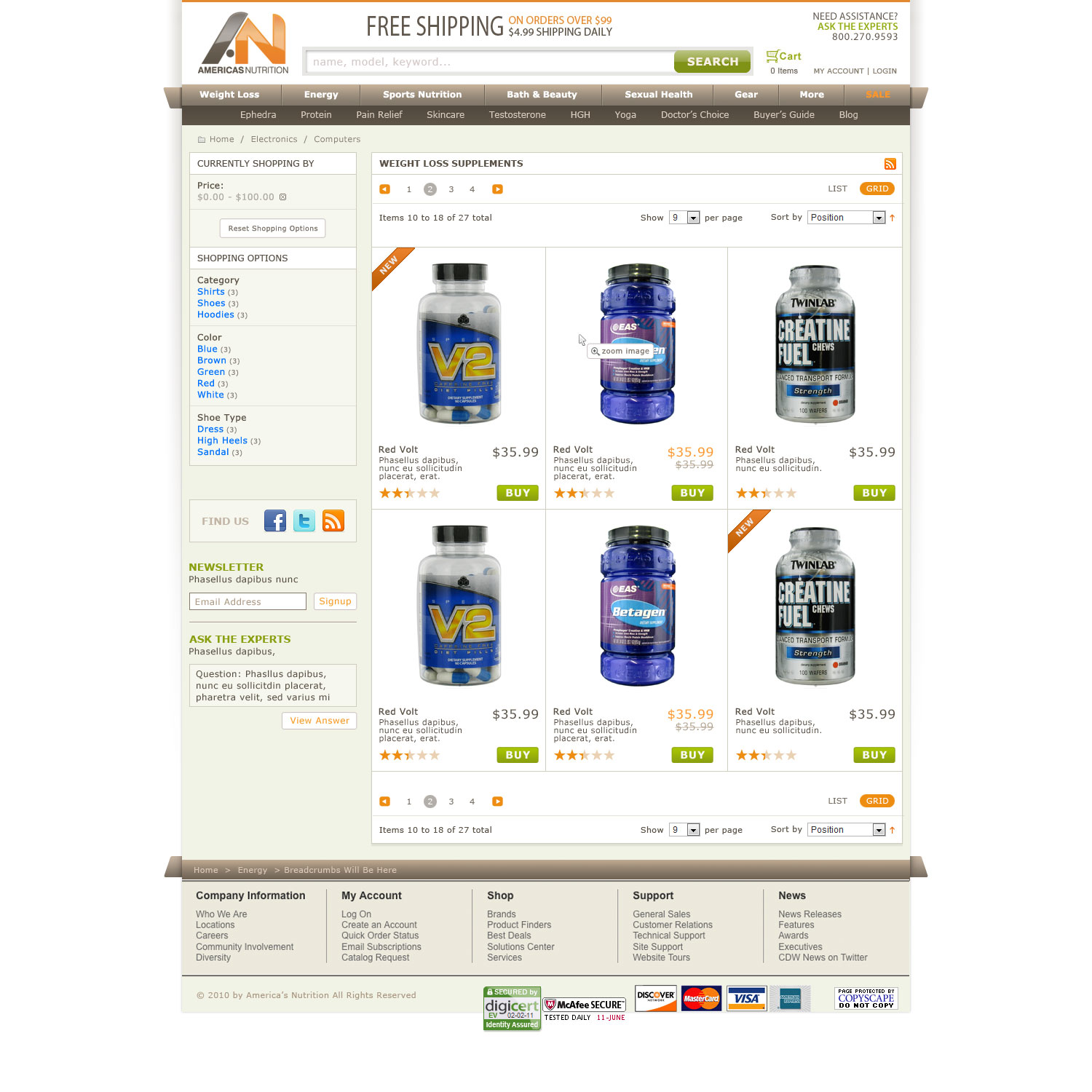 Americas Nutrition - undefined